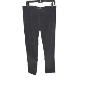Calvin Klein jeans straight Women's size 10 black corduroy 5pocket logo button